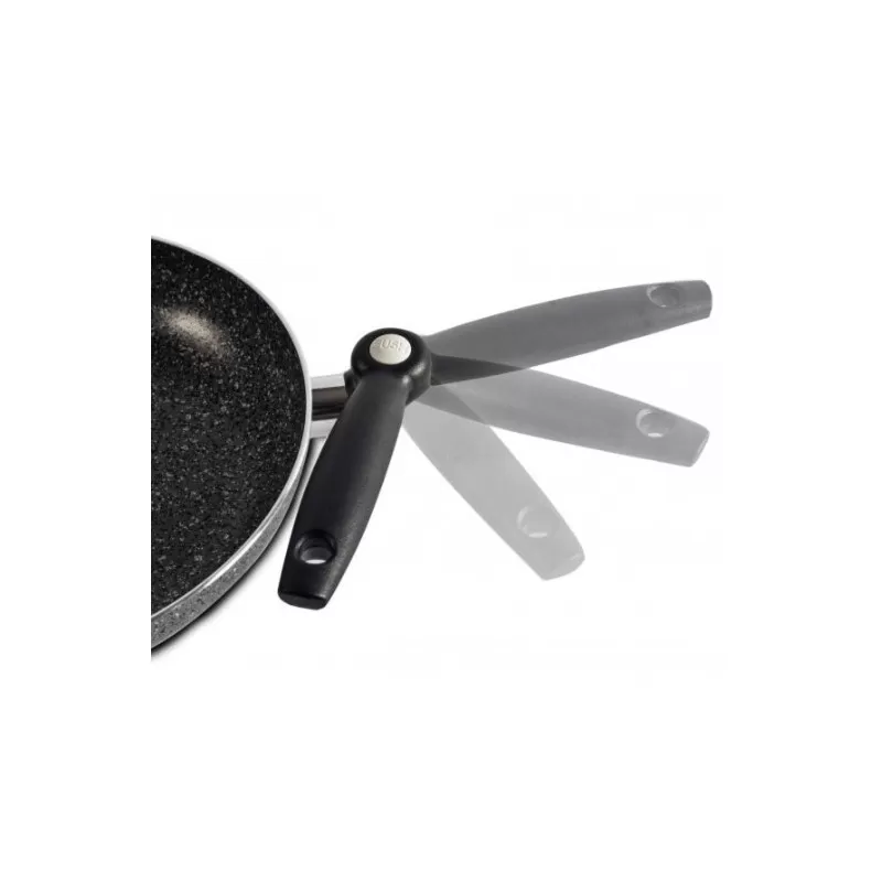 BIALETTI Wok Aluminium Manche Repliable 4 BIALETTI Wok Aluminium Manche Repliable – Image 2