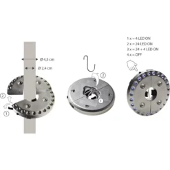 CAO Lampe Tente / Parasol -Camping Équipements Magasin cao lampe tente parasol 3