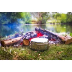 CAO Popote Scout Inox 1 Personne -Camping Équipements Magasin cao popote scout inox 1 personne 1