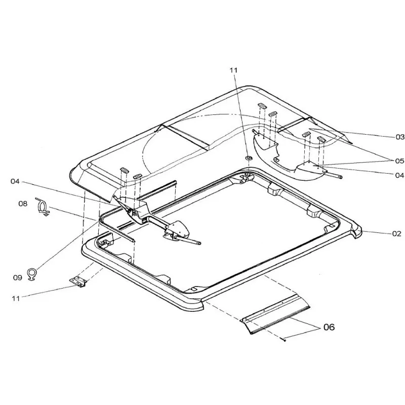 DOMETIC Heki 1 Pièces Détachées 4 DOMETIC Heki 1 Pièces Détachées – Image 2