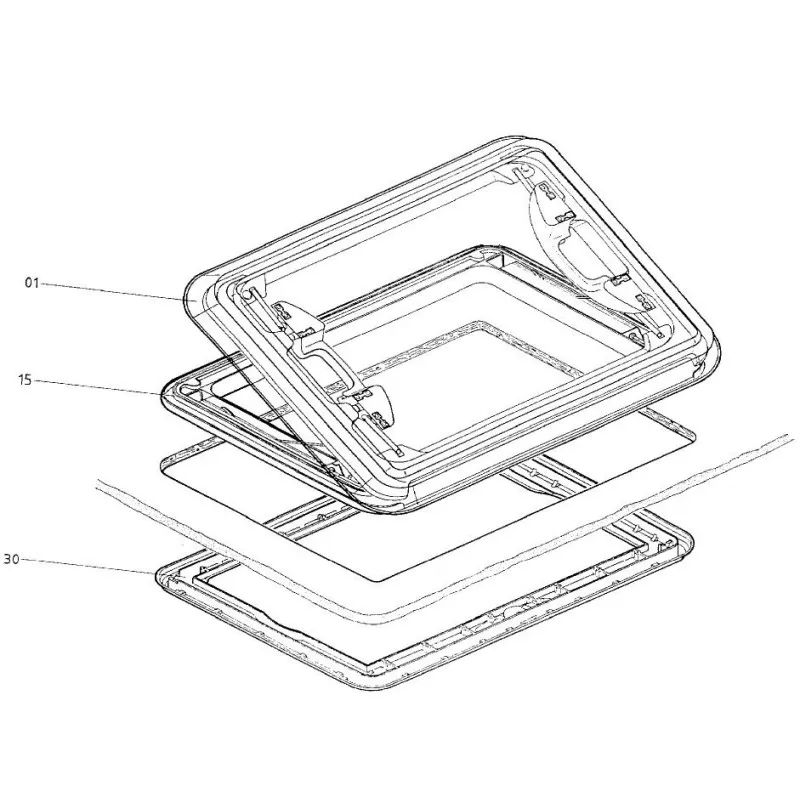 DOMETIC Heki 1 Pièces Détachées 3 DOMETIC Heki 1 Pièces Détachées