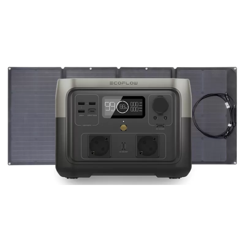 ECOFLOW River 2 Max 512 Wh + Panneau Solaire 110 W 3 ECOFLOW River 2 Max 512 Wh + Panneau Solaire 110 W