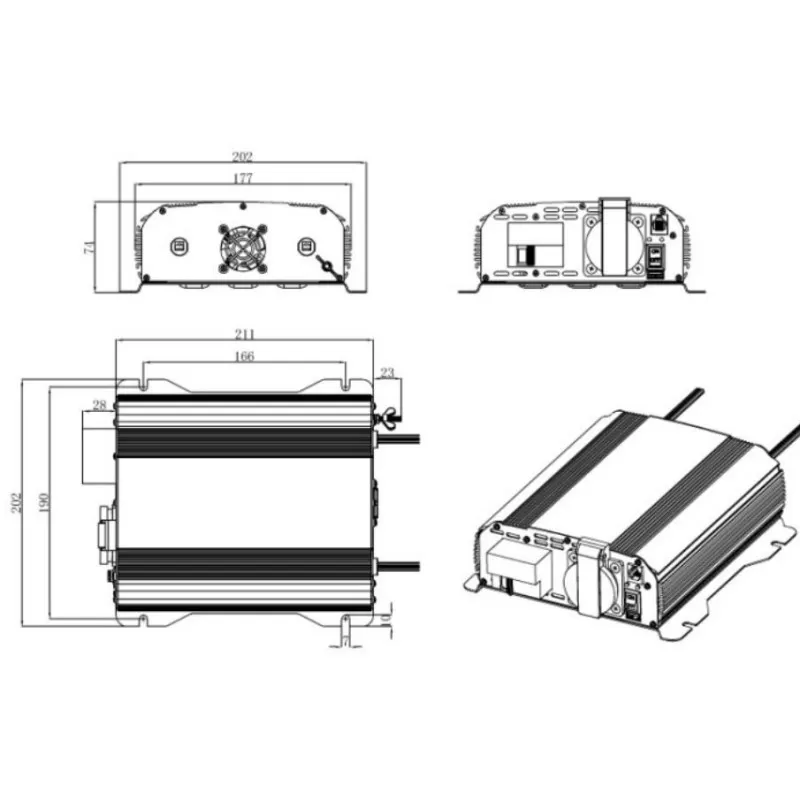 EM Convertisseur PSW24-DIF 700 W 6 EM Convertisseur PSW24-DIF 700 W – Image 4