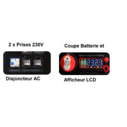 EM Powerbox 3070 Wh -Camping Équipements Magasin energie mobile kit powerbox 3070 wh avec panneau solaire 125w 7