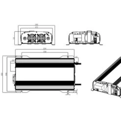 EM Convertisseur PSW-DIF 1600 W -Camping Équipements Magasin energie mobile psw dif 1600 w 3