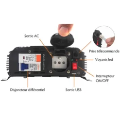 EM Convertisseur PSW-DIF 350 W -Camping Équipements Magasin energie mobile psw dif 350 w 3