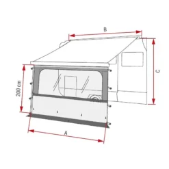 FIAMMA Blocker Pro 550 -Camping Équipements Magasin fiamma blocker pro 550 1