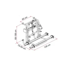 FIAMMA Carry-Bike Lift 77 -Camping Équipements Magasin fiamma carry bike lift 77 2