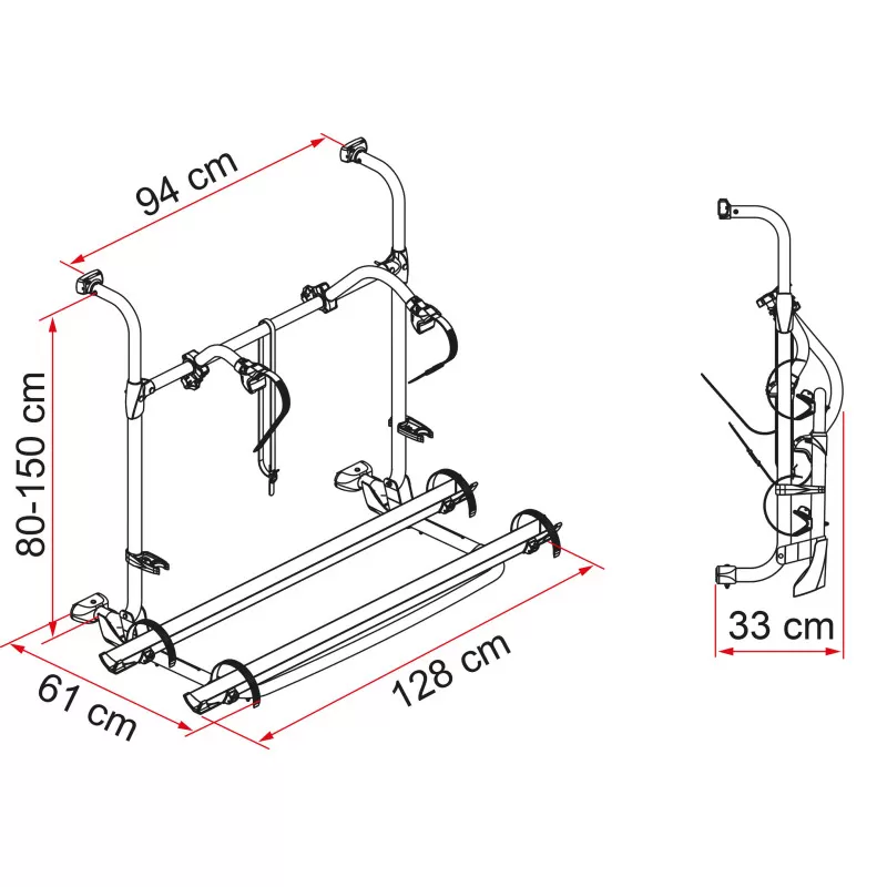 FIAMMA Carry Bike Pro Autotrail 4 FIAMMA Carry Bike Pro Autotrail – Image 2