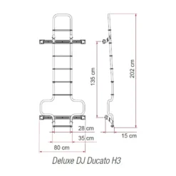 FIAMMA Deluxe DJ Ducato Deep Black -Camping Équipements Magasin fiamma deluxe dj ducato deep black 3