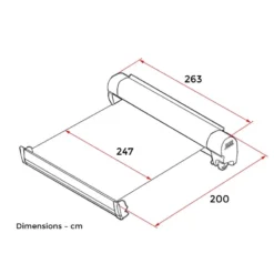 FIAMMA F45s 260 15 FIAMMA F45s 260 -Camping Équipements Magasin fiamma f45 s 260 store f45s 4