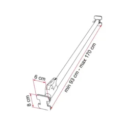 FIAMMA Luggage Bar -Camping Équipements Magasin fiamma luggage bar 1