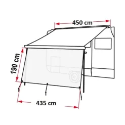 FIAMMA Sun View XL 450 7 FIAMMA Sun View XL 450 -Camping Équipements Magasin fiamma sun view xl 450 2