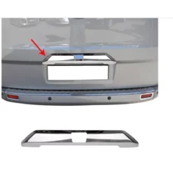 OMAC Couvre éclairage De Plaque Hayon Inox Ford Custom -Camping Équipements Magasin omac couvre eclairage de plaque hayon inox ford custom 1