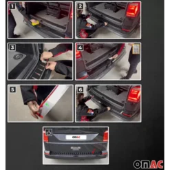 OMAC Protection Seuil De Coffre Carbone MB Vito W639 -Camping Équipements Magasin omac protection pare chocs carbon mb vito w639 5