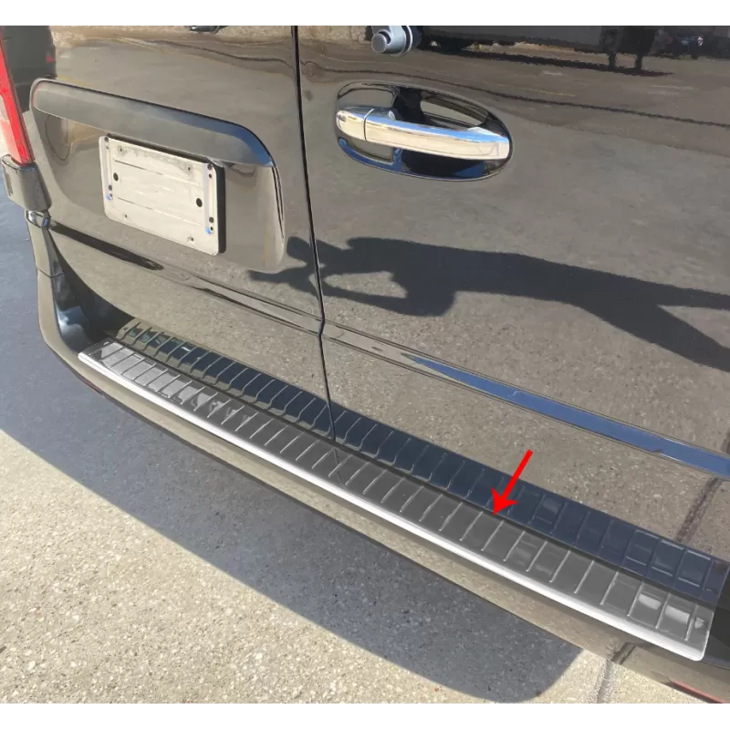 OMAC Protection Seuil De Coffre Inox MB Vito W447 4 OMAC Protection Seuil De Coffre Inox MB Vito W447 – Image 2