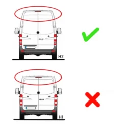 OMAC Becquet De Toit AR Crafter/Sprinter 2 11 OMAC Becquet De Toit AR Crafter/Sprinter 2 -Camping Équipements Magasin omac spoiler de toit ar sprinter 2 blanc brillant 4