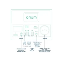 ORIUM Izywatt 146 Wh 15 ORIUM Izywatt 146 Wh -Camping Équipements Magasin orium izywatt 150 6