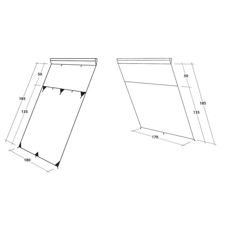 Outwell OUTWEL Fallcrest Tarp Panneaux Latéraux 8 Outwell OUTWEL Fallcrest Tarp Panneaux Latéraux – Image 6