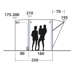 OUTWELL Newburg 160 Air -Camping Équipements Magasin outwell newburg 160 air 5