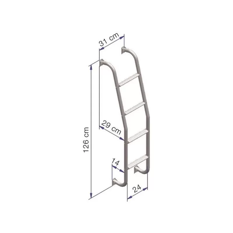 THULE Ladder 4 Steps 4 THULE Ladder 4 Steps – Image 2