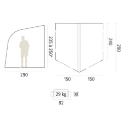 TRIGANO Lima 300 -Camping Équipements Magasin trigano lima 300 6
